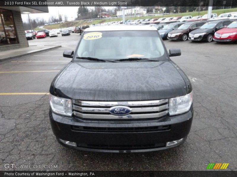 Tuxedo Black / Medium Light Stone 2010 Ford Flex SEL EcoBoost AWD