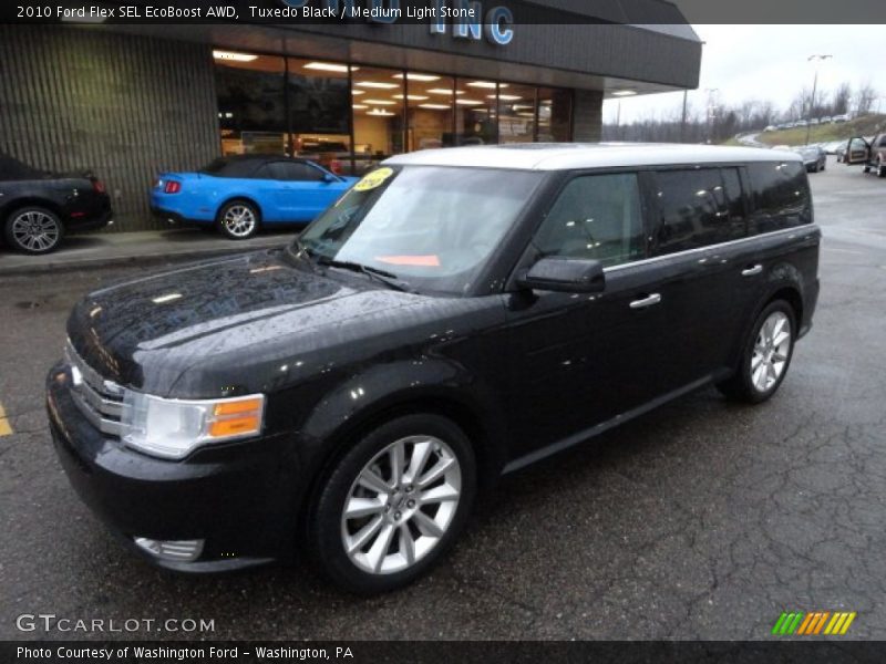 Tuxedo Black / Medium Light Stone 2010 Ford Flex SEL EcoBoost AWD