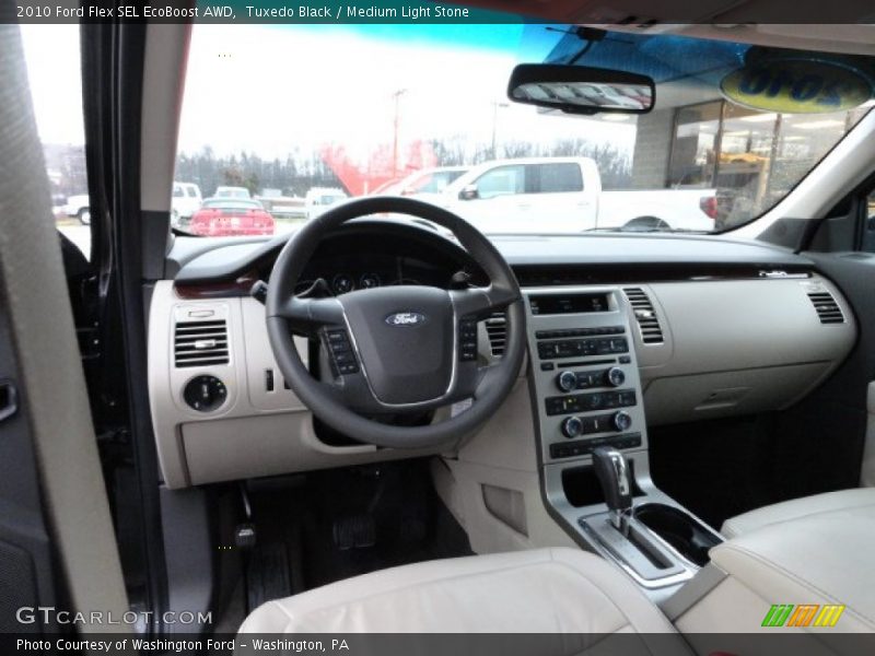 Tuxedo Black / Medium Light Stone 2010 Ford Flex SEL EcoBoost AWD