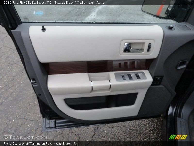 Tuxedo Black / Medium Light Stone 2010 Ford Flex SEL EcoBoost AWD