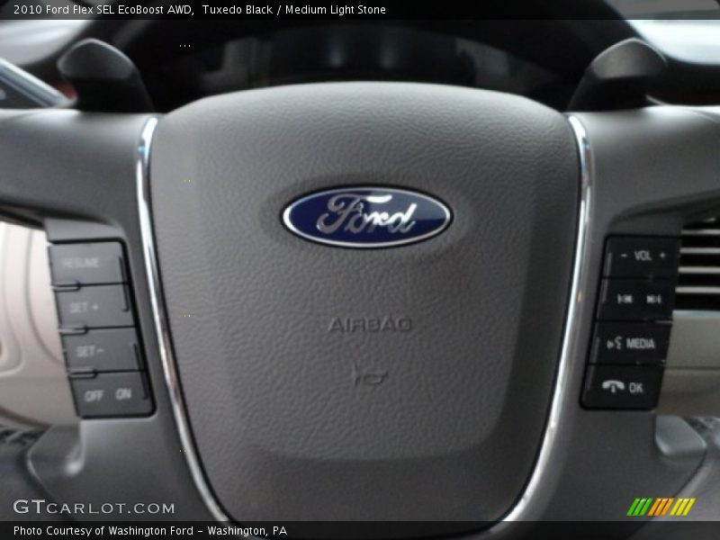 Tuxedo Black / Medium Light Stone 2010 Ford Flex SEL EcoBoost AWD