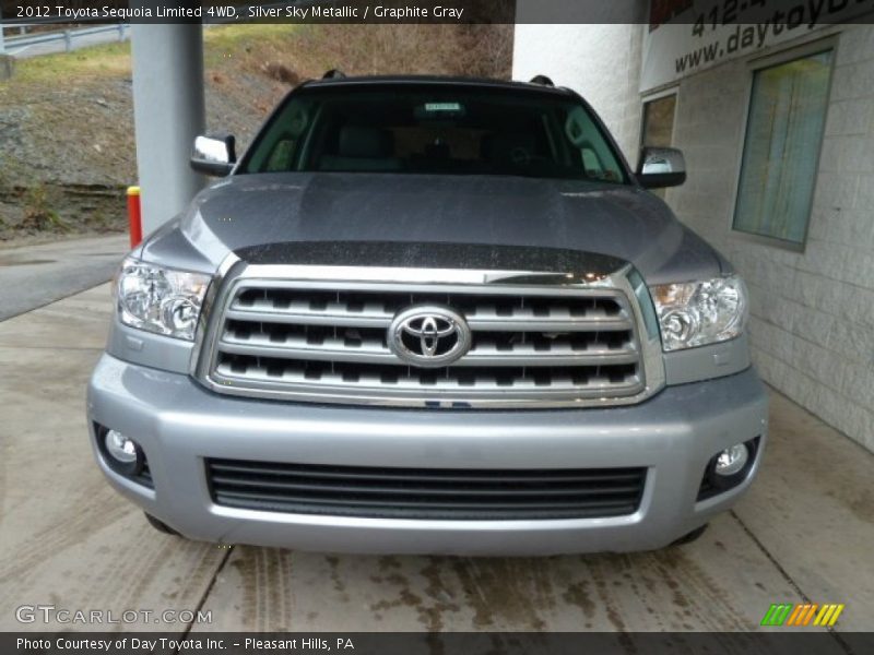Silver Sky Metallic / Graphite Gray 2012 Toyota Sequoia Limited 4WD