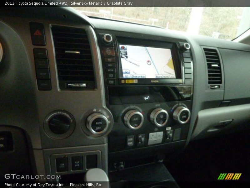 Silver Sky Metallic / Graphite Gray 2012 Toyota Sequoia Limited 4WD