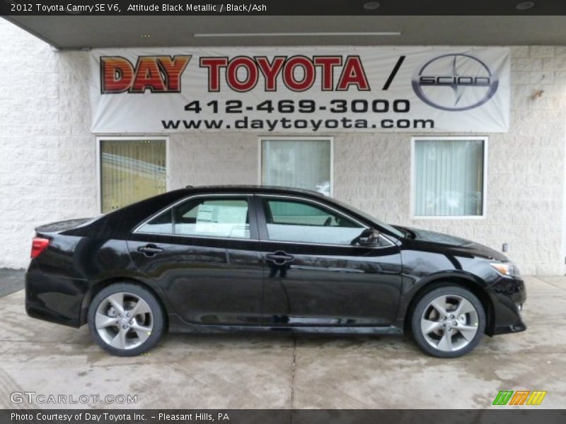 Attitude Black Metallic / Black/Ash 2012 Toyota Camry SE V6