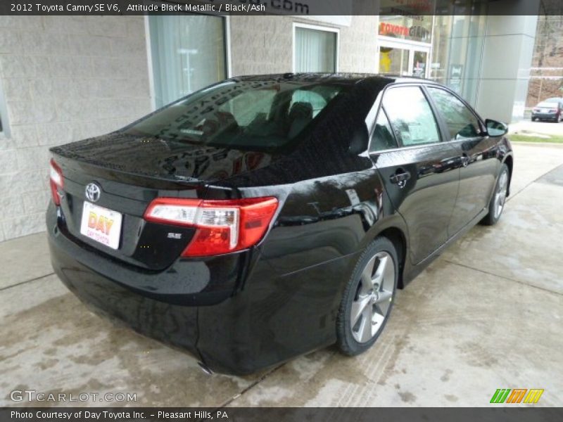 Attitude Black Metallic / Black/Ash 2012 Toyota Camry SE V6