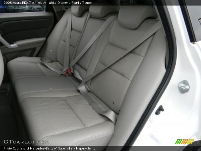 White Diamond Pearl / Taupe 2008 Acura RDX Technology