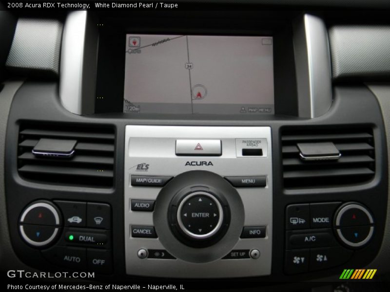 White Diamond Pearl / Taupe 2008 Acura RDX Technology