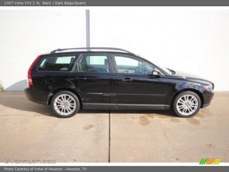 Black / Dark Beige/Quartz 2007 Volvo V50 2.4i