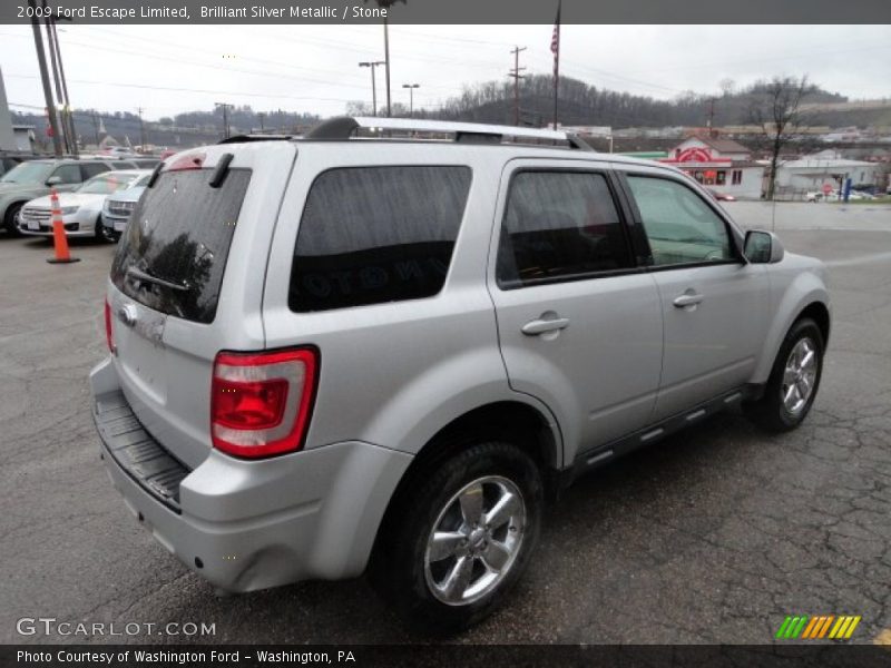 Brilliant Silver Metallic / Stone 2009 Ford Escape Limited