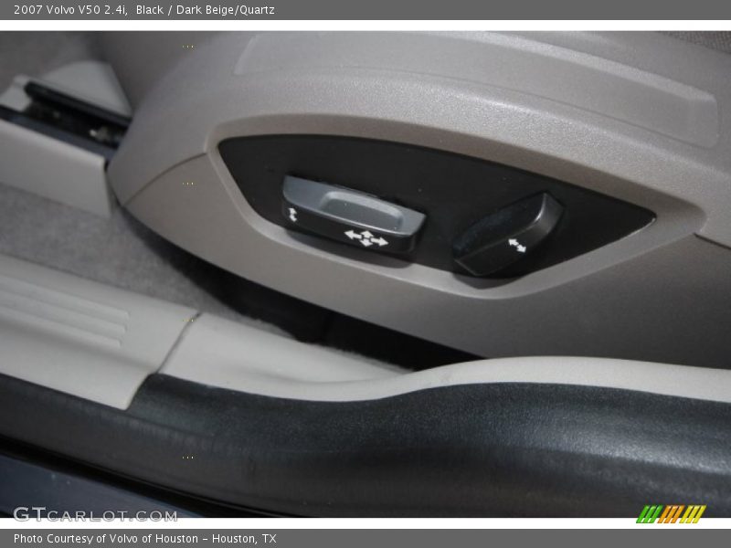 Black / Dark Beige/Quartz 2007 Volvo V50 2.4i