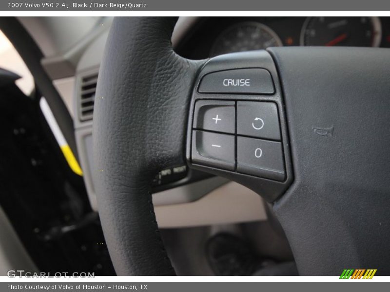 Black / Dark Beige/Quartz 2007 Volvo V50 2.4i
