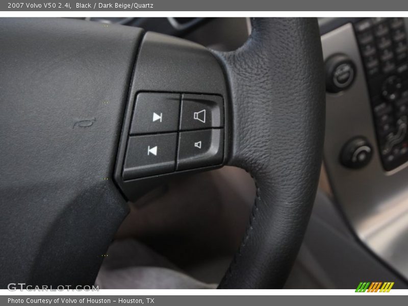 Black / Dark Beige/Quartz 2007 Volvo V50 2.4i
