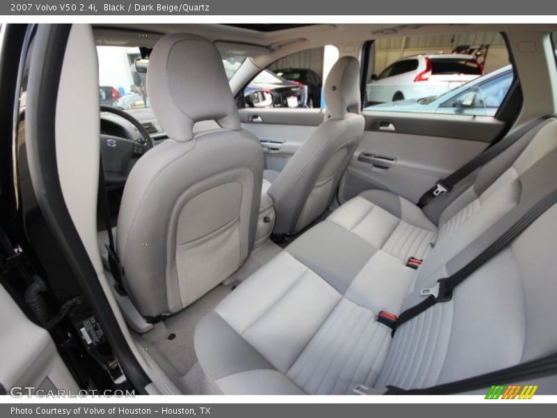 Black / Dark Beige/Quartz 2007 Volvo V50 2.4i