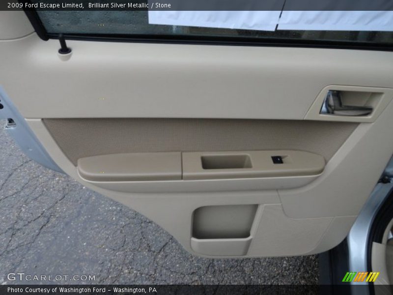 Brilliant Silver Metallic / Stone 2009 Ford Escape Limited