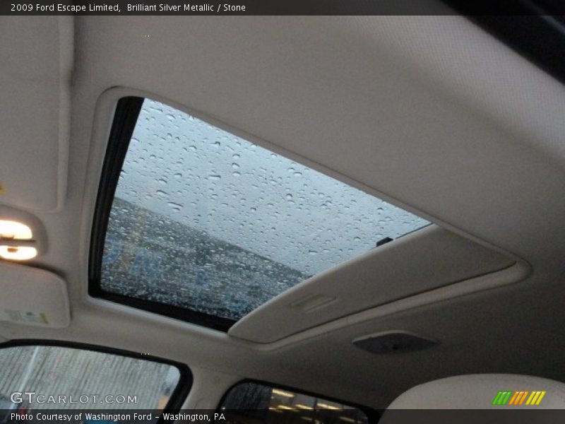 Brilliant Silver Metallic / Stone 2009 Ford Escape Limited