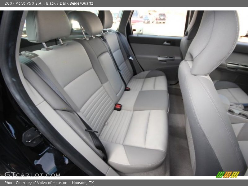 Black / Dark Beige/Quartz 2007 Volvo V50 2.4i
