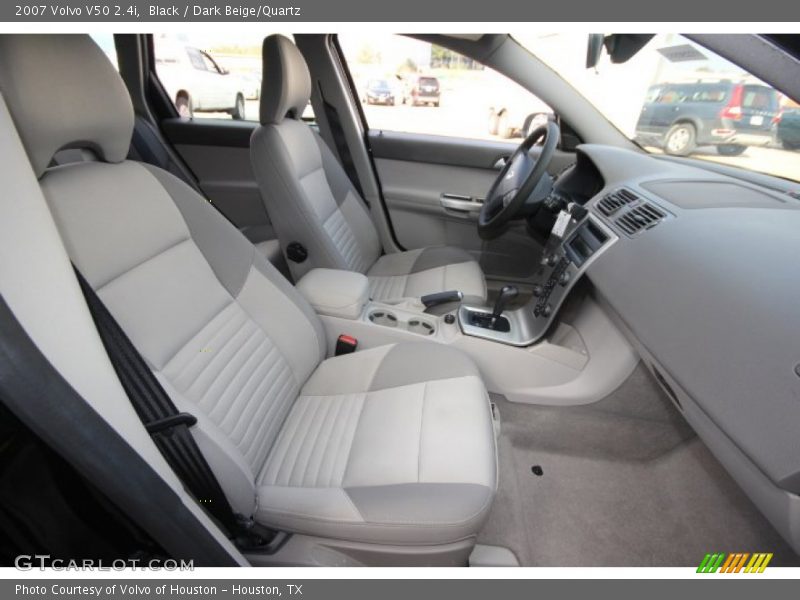 Black / Dark Beige/Quartz 2007 Volvo V50 2.4i