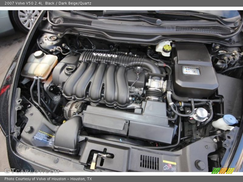 Black / Dark Beige/Quartz 2007 Volvo V50 2.4i