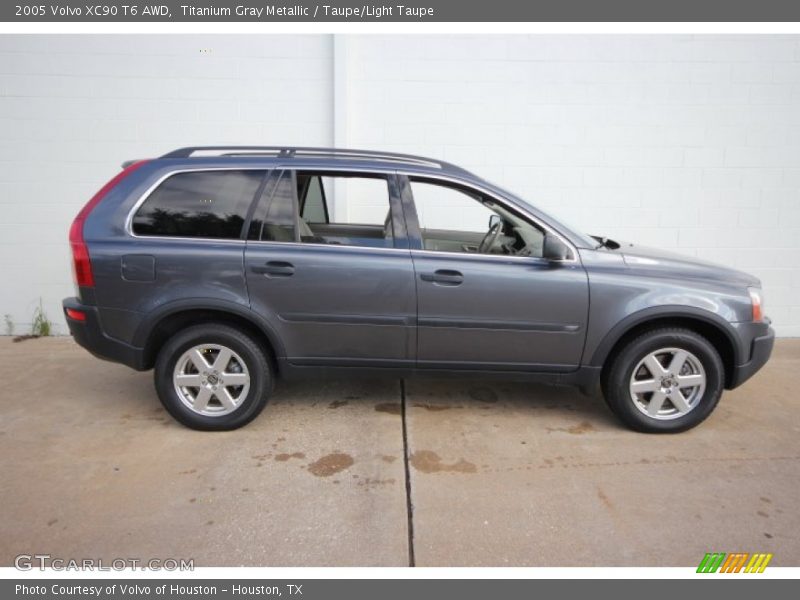 Titanium Gray Metallic / Taupe/Light Taupe 2005 Volvo XC90 T6 AWD