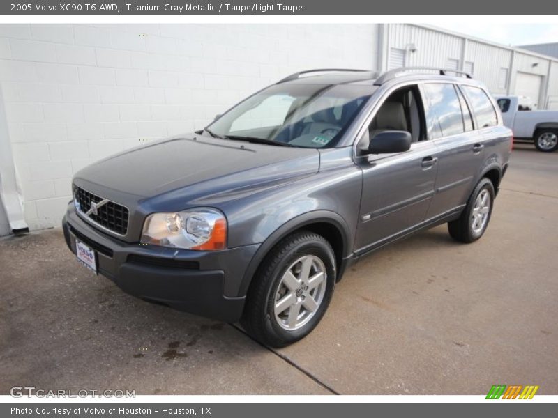 Titanium Gray Metallic / Taupe/Light Taupe 2005 Volvo XC90 T6 AWD