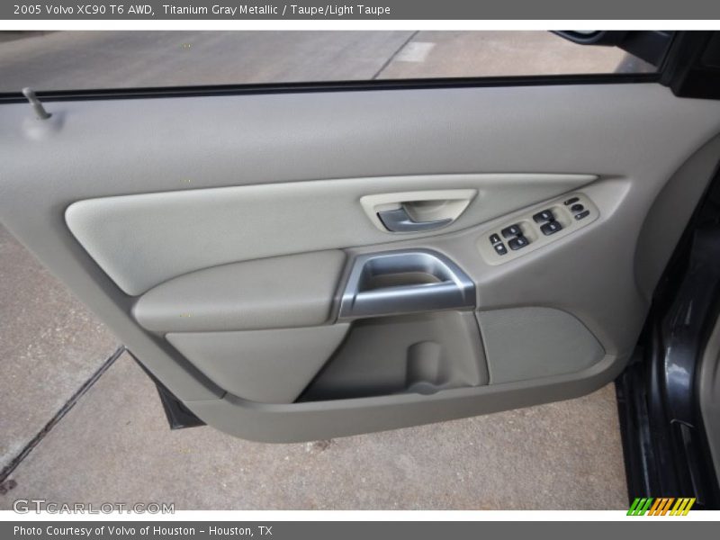 Titanium Gray Metallic / Taupe/Light Taupe 2005 Volvo XC90 T6 AWD