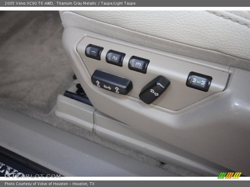 Titanium Gray Metallic / Taupe/Light Taupe 2005 Volvo XC90 T6 AWD