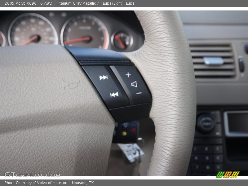 Titanium Gray Metallic / Taupe/Light Taupe 2005 Volvo XC90 T6 AWD