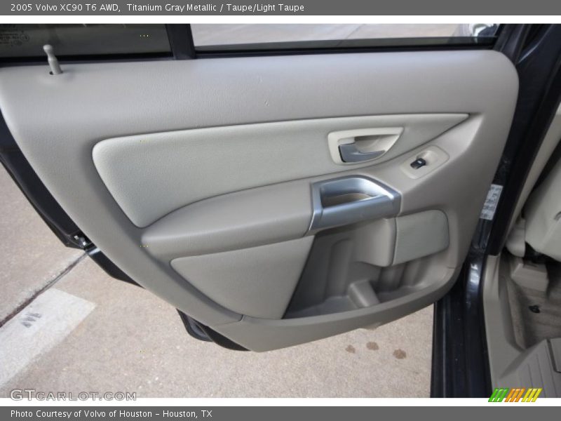 Titanium Gray Metallic / Taupe/Light Taupe 2005 Volvo XC90 T6 AWD