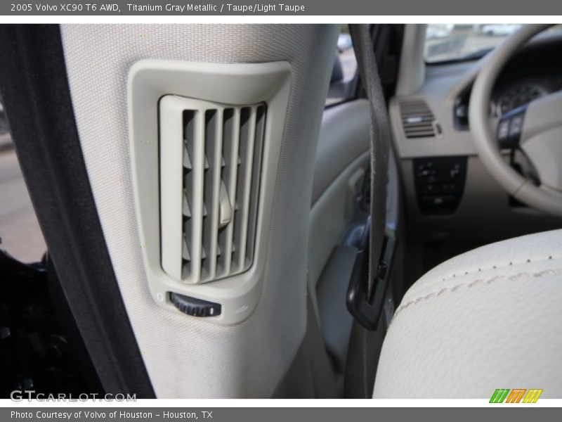 Titanium Gray Metallic / Taupe/Light Taupe 2005 Volvo XC90 T6 AWD