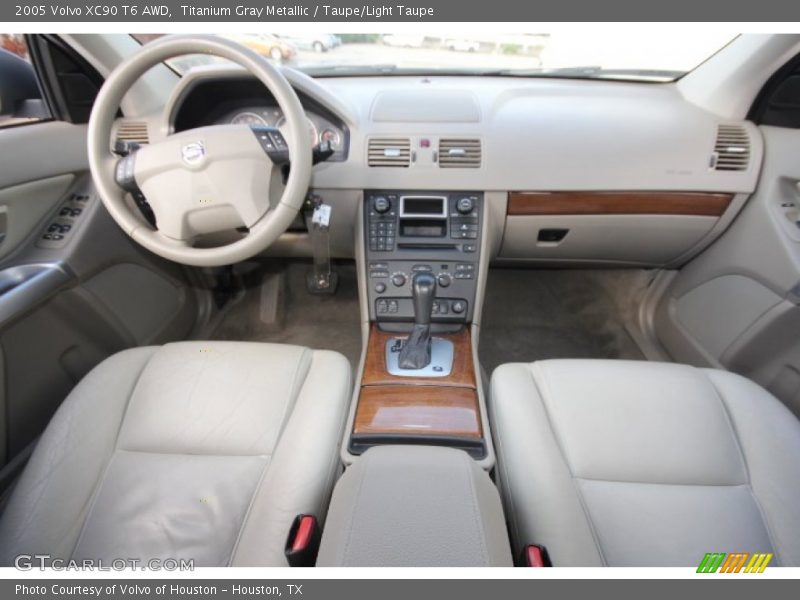 Titanium Gray Metallic / Taupe/Light Taupe 2005 Volvo XC90 T6 AWD