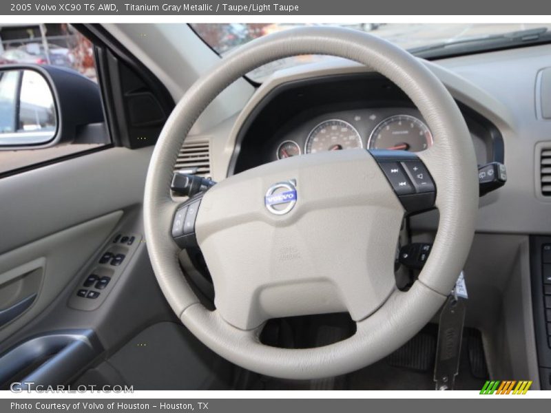 Titanium Gray Metallic / Taupe/Light Taupe 2005 Volvo XC90 T6 AWD