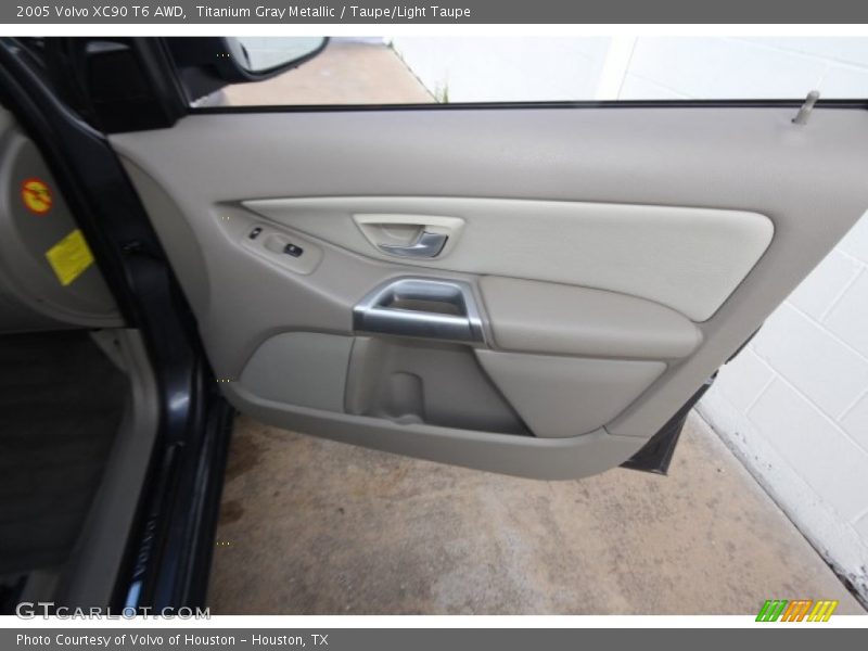 Titanium Gray Metallic / Taupe/Light Taupe 2005 Volvo XC90 T6 AWD