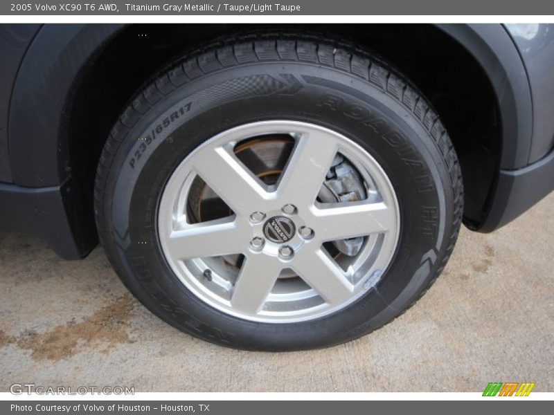 Titanium Gray Metallic / Taupe/Light Taupe 2005 Volvo XC90 T6 AWD