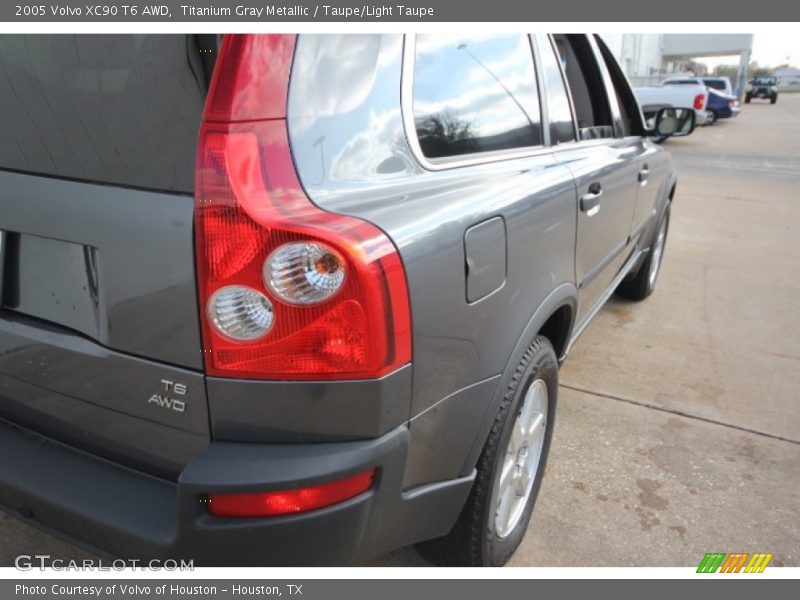 Titanium Gray Metallic / Taupe/Light Taupe 2005 Volvo XC90 T6 AWD