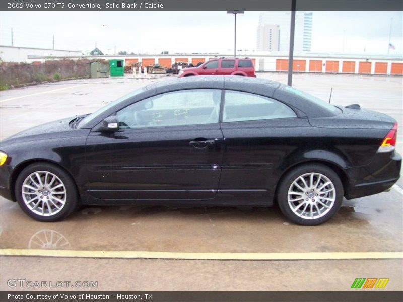 Solid Black / Calcite 2009 Volvo C70 T5 Convertible