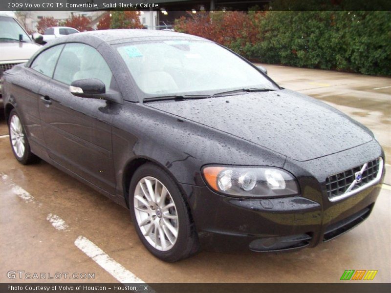 Solid Black / Calcite 2009 Volvo C70 T5 Convertible