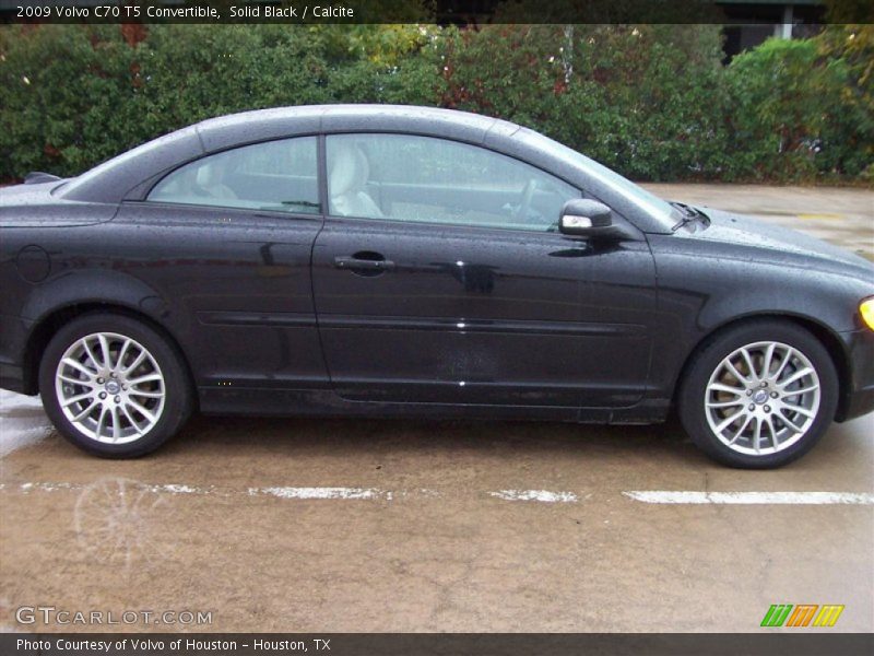 Solid Black / Calcite 2009 Volvo C70 T5 Convertible