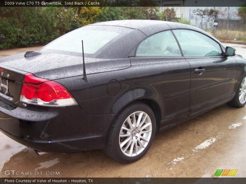 Solid Black / Calcite 2009 Volvo C70 T5 Convertible