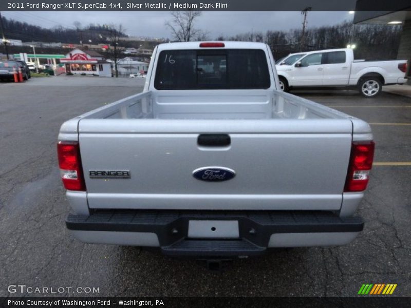 Silver Metallic / Medium Dark Flint 2011 Ford Ranger XLT SuperCab 4x4