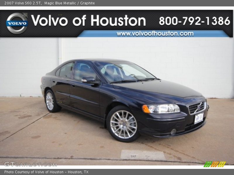 Magic Blue Metallic / Graphite 2007 Volvo S60 2.5T