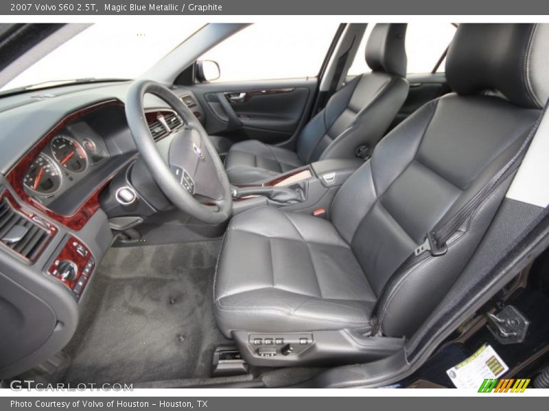 Magic Blue Metallic / Graphite 2007 Volvo S60 2.5T