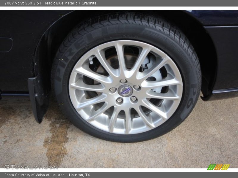 Magic Blue Metallic / Graphite 2007 Volvo S60 2.5T