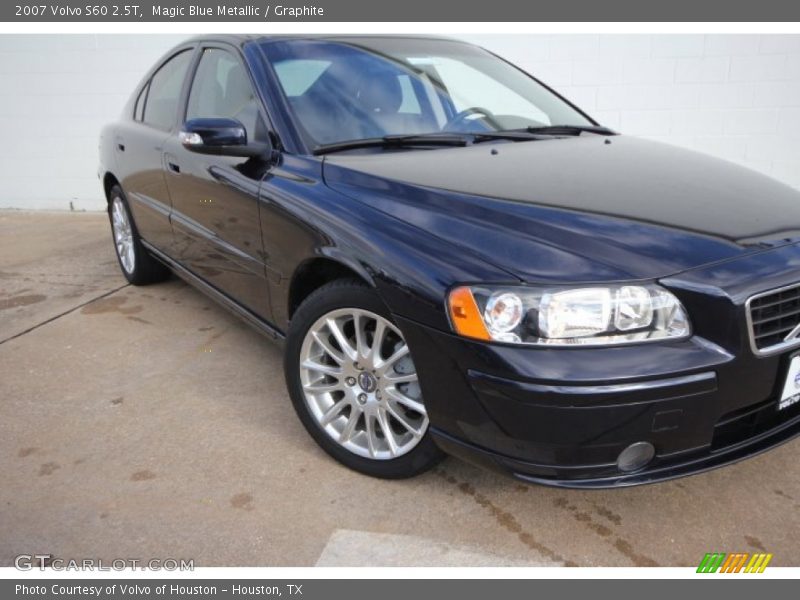 Magic Blue Metallic / Graphite 2007 Volvo S60 2.5T