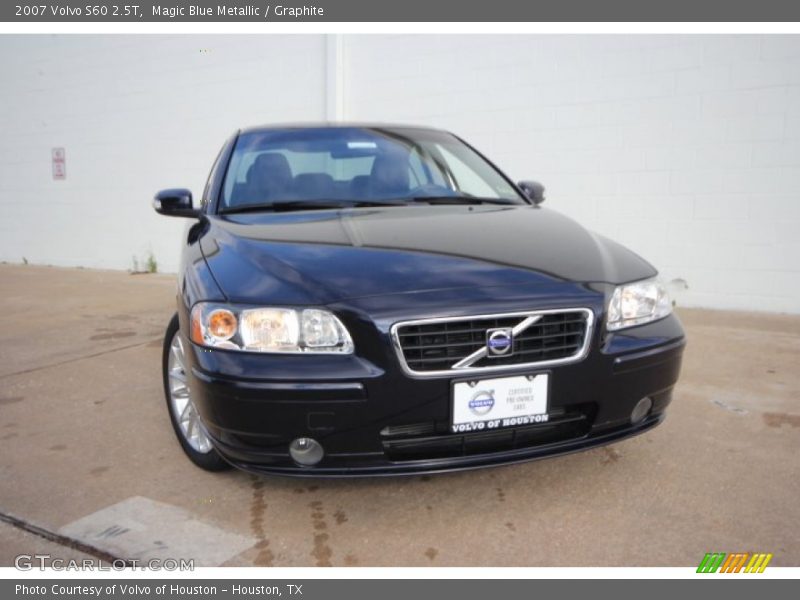 Magic Blue Metallic / Graphite 2007 Volvo S60 2.5T