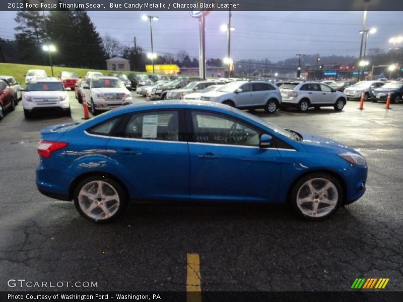  2012 Focus Titanium Sedan Blue Candy Metallic