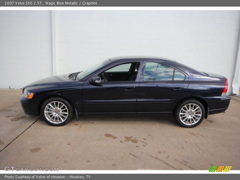 Magic Blue Metallic / Graphite 2007 Volvo S60 2.5T
