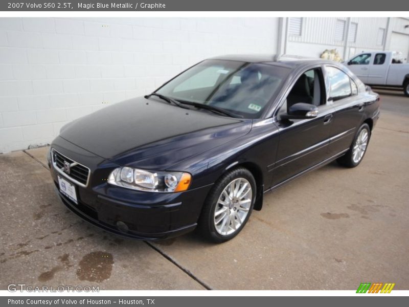 Magic Blue Metallic / Graphite 2007 Volvo S60 2.5T
