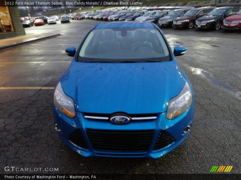 2012 Focus Titanium Sedan Blue Candy Metallic
