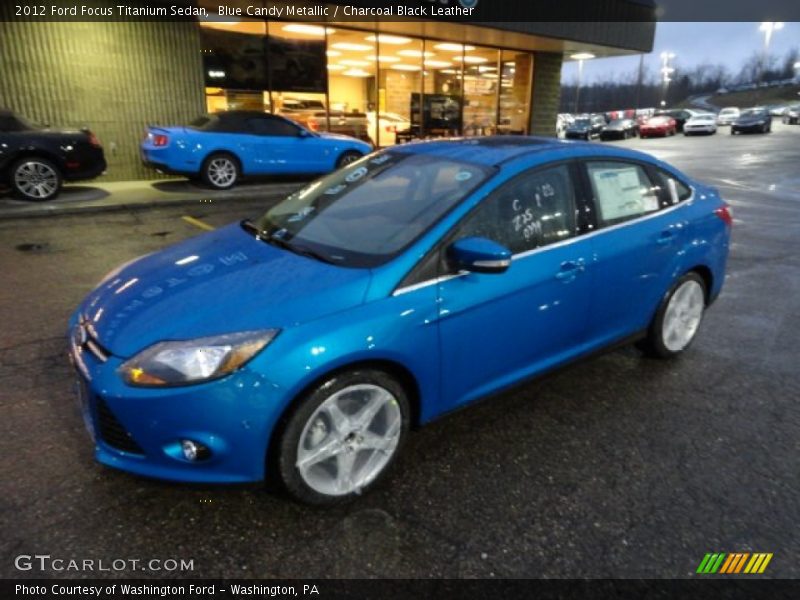 Front 3/4 View of 2012 Focus Titanium Sedan