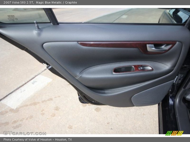Magic Blue Metallic / Graphite 2007 Volvo S60 2.5T